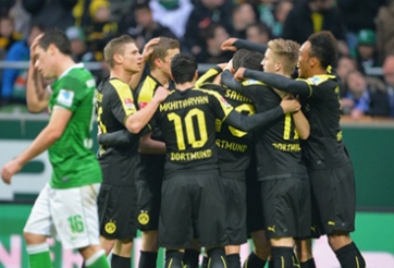 Dortmund giành trọn vẹn 3 điểm trên sân Werder Bremen